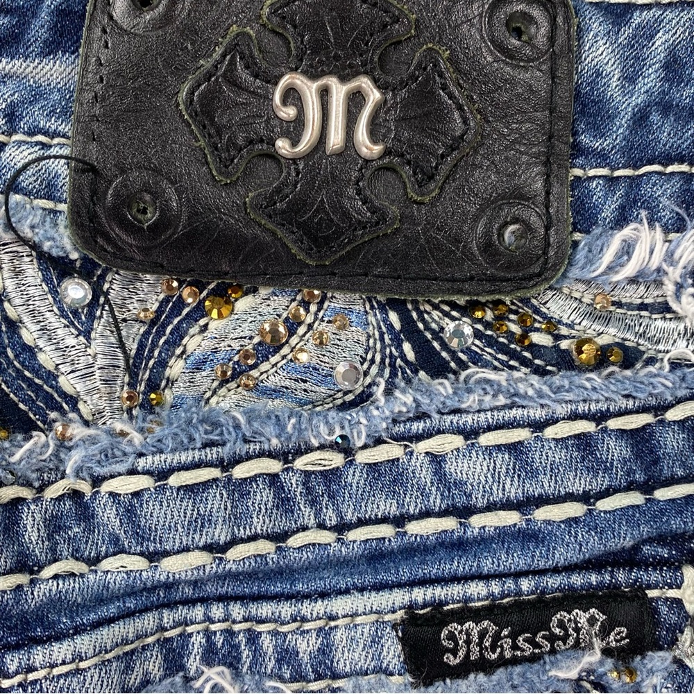 Miss Me Womans Jeans Size 27 JE8901B2R Boot - Picture 5 of 6